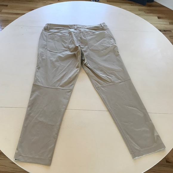 NEW LULULEMON KHAKI ABC CLASSIC-FIT 5 POCKET 34 x 28 - Picture 12 of 16